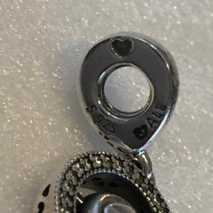 Pandora Jewelry - PANDORA DANGLE SPINNING SIGNATURE CHARM Pandora Jewelry - PANDORA DANGLE SPINNING SIGNATURE CHARM